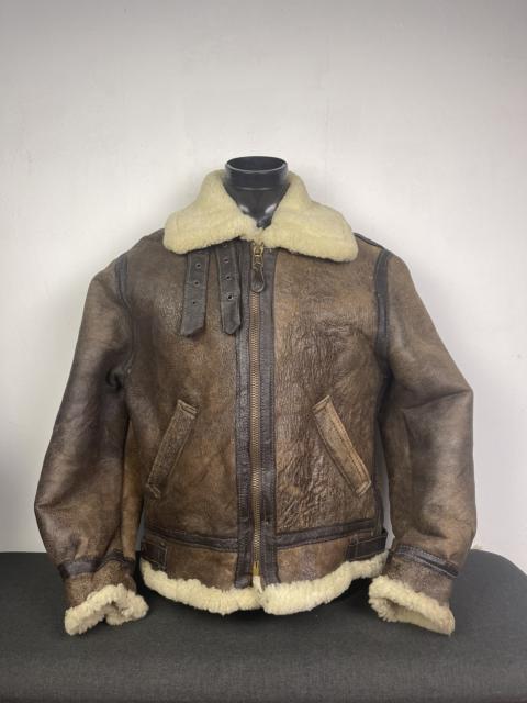 Schott Vintage Lagendary Schott B-3 Sheepskin Sherling Jacket