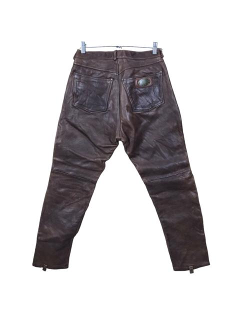 Other Designers Archival Clothing - Vintage Emporio Armani Leather Pants