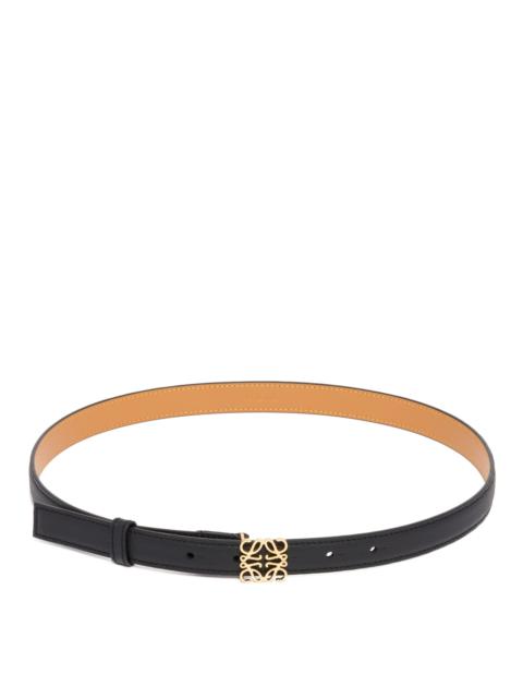 Loewe Black Anagram Leather Belt