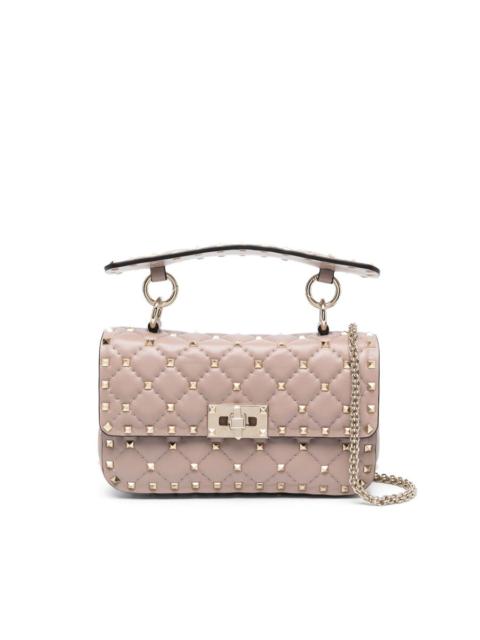 Valentino Valentino Garavani Spike Small Leather Shoulder Bag