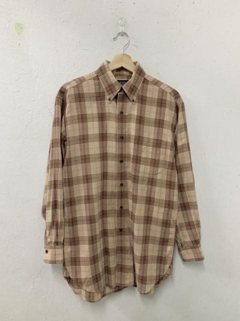 Other Designers Vintage Brooks Brothers cotton Cashmere Plaid Pocket
