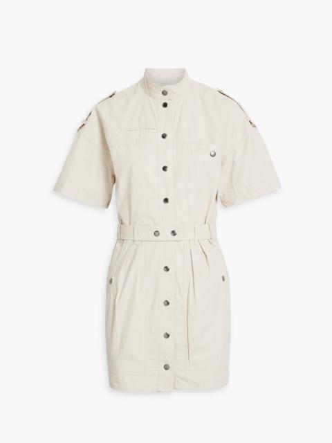 Isabel Marant Étoile Rodwell belted cotton-canvas mini dress