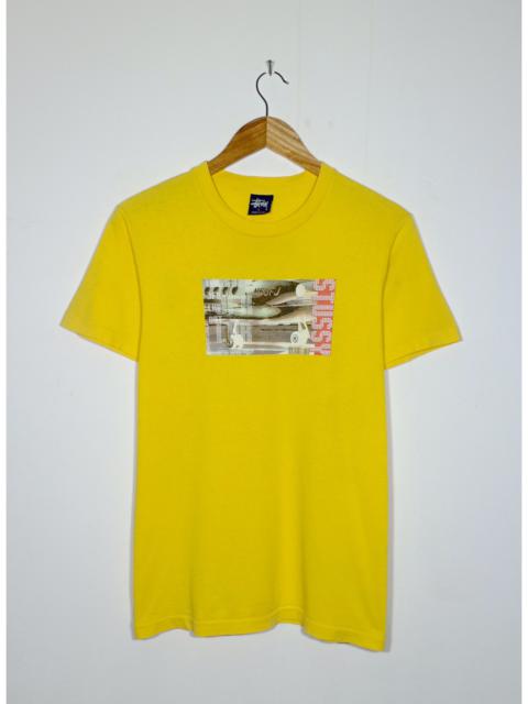 Other Designers Vintage - Vintage 90s Stussy Shirt N50FJ Airplane Logo Nice Design