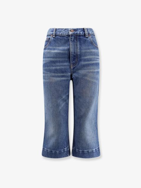 Chloé Chloe' Women Blue Denim Capri Jeans