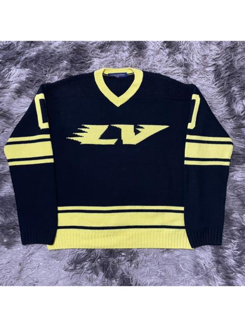 Louis Vuitton LOUIS VUITTON LV Intarsia Football Knit Sweater