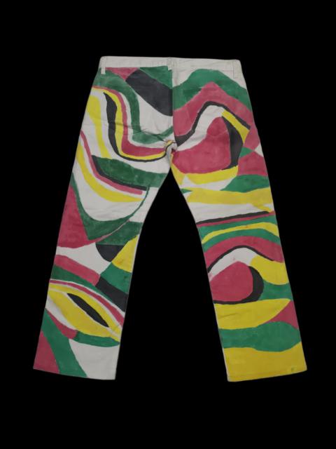 Other Designers Uniqlo Denim Custom Rasta Design x Japanese Brand