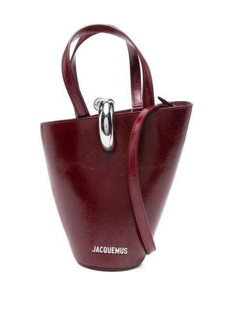 JACQUEMUS curved-handle tote bag