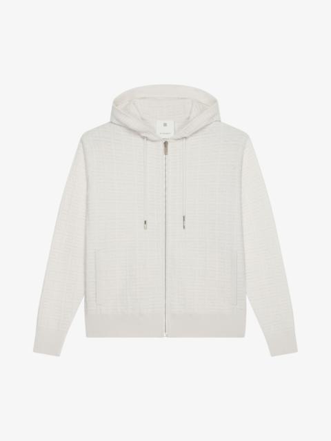 HOODED JACKET IN 4G CASHMERE