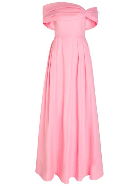 rebecca vallance monroe midi dress Rebecca Vallance Monroe Midi Dress In Black