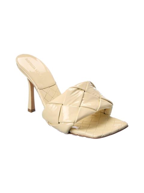 Bottega Veneta Bottega Veneta The Lido Intrecciato Patent Sandal