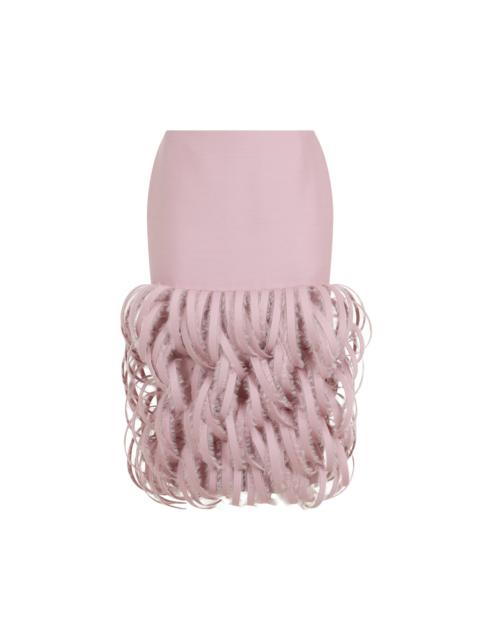 BALENCIAGA Balenciaga Fluffy Feather Pencil Skirt Women