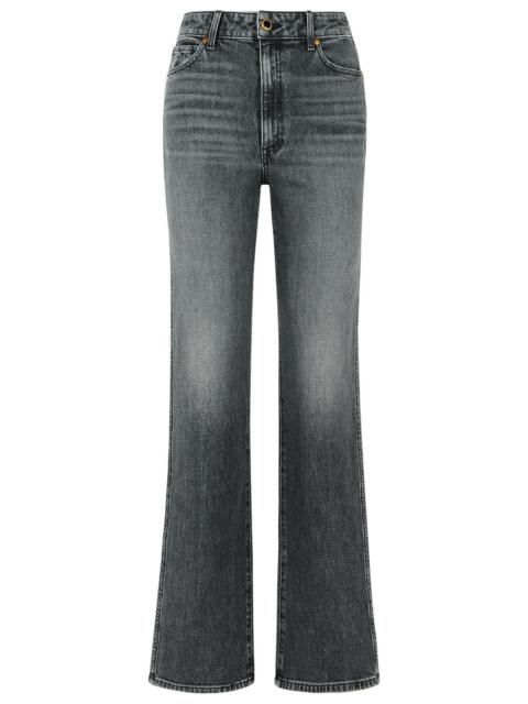 KHAITE Khaite Danielle Warwick Cotton Jeans Black