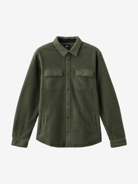 O'Neill Glacier High Pile Superfleece Standard Fit Overshirt