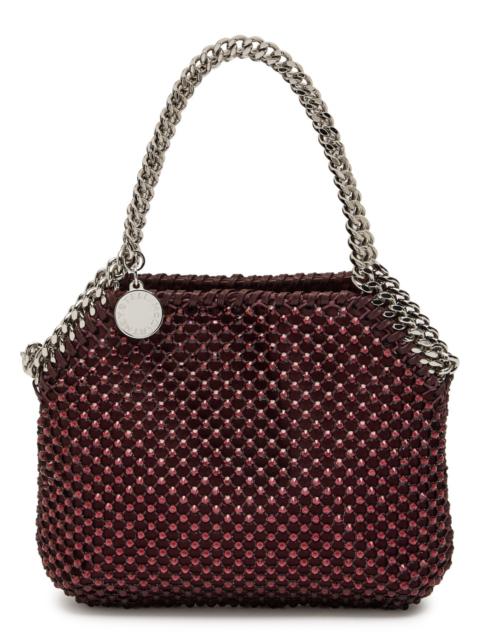 Stella McCartney Stella Mccartney Crystal-embellished Mesh top Handle bag