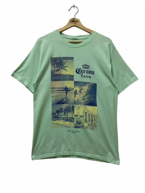 Other Designers Vintage - Vintage Corona Extra Big Logo Beach T-shirt Mint