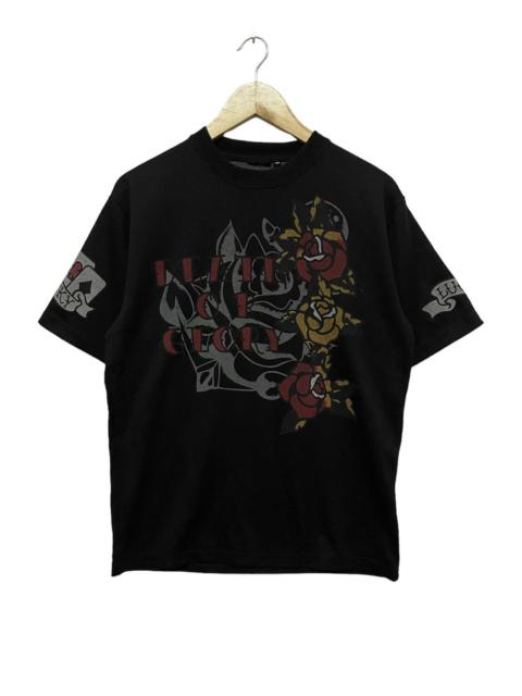 Other Designers Vintage - Ed Hardy Death Or Glory Big Logo T-shirt Black