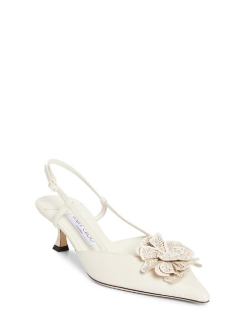 JIMMY CHOO Jimmy Choo Mimmi Pointed Toe Slingback Pump in Latte/Latte at Nordstrom