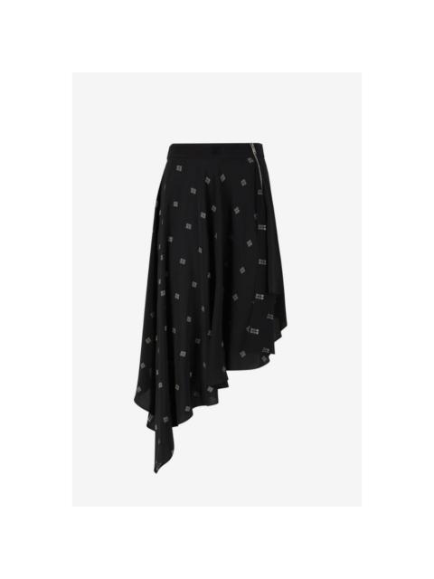 Givenchy Givenchy Asymetric Skirt Black/Silvery