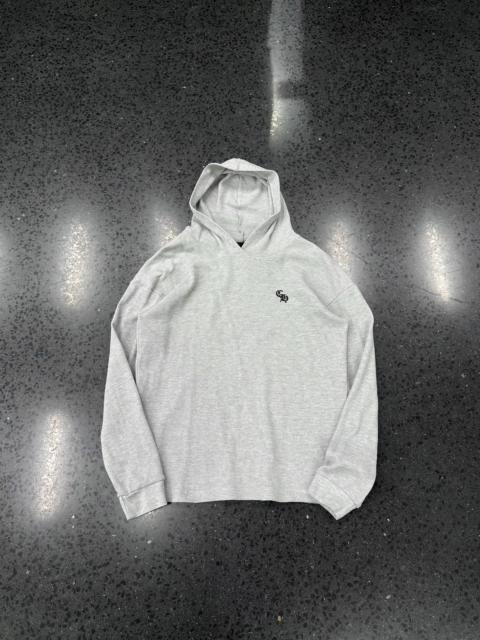 Chrome Hearts Chrome Hearts Grey Waffle Fleece Hoodie Gray
