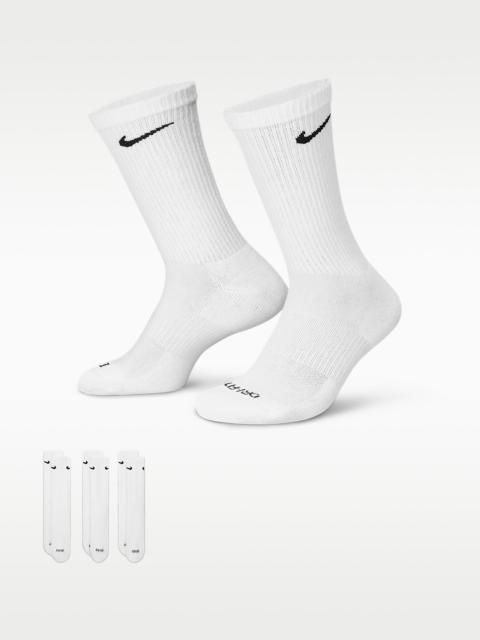 Nike Nike Everyday Plus Cushioned Training Crew Socks (3 Pairs)