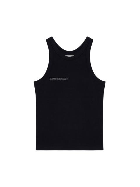 Women's Recycled Cotton Tank Top - Black