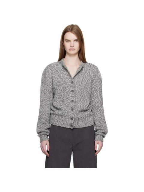 MAGDA BUTRYM Gray Classic Marled Cardigan