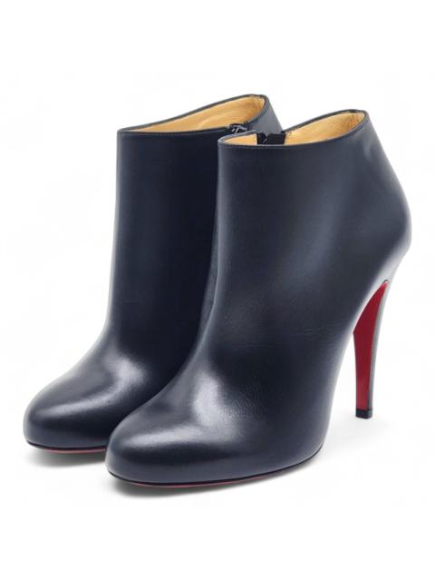 Christian Louboutin Belle 85 Leather Ankle Booties Black EU 39 US 8.5