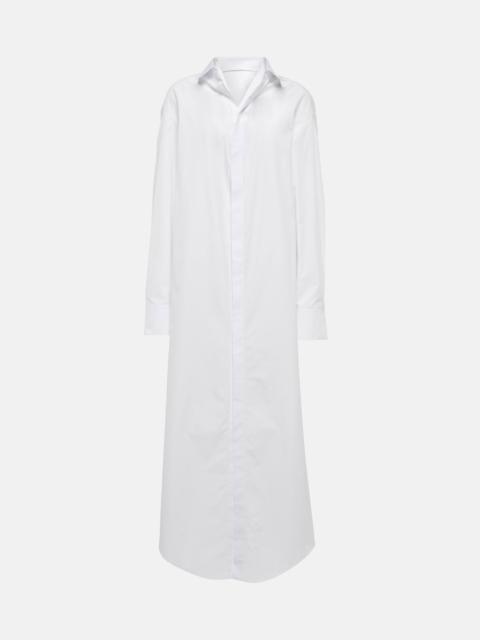 Alaïa Cotton poplin shirt dress