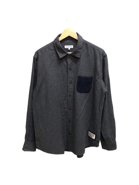 Other Designers VINTAGE CLOSSHI X HARRIS TWEED BUTTON UP SHIRT