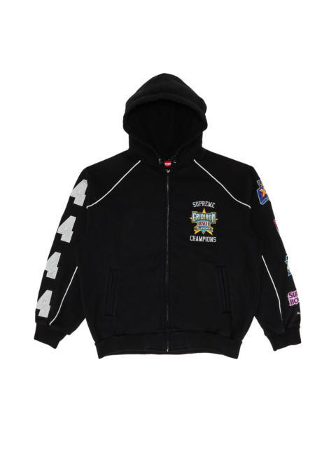 Supreme Supreme Playoffs Zip Up Hooded Sweatshirt 'Black'