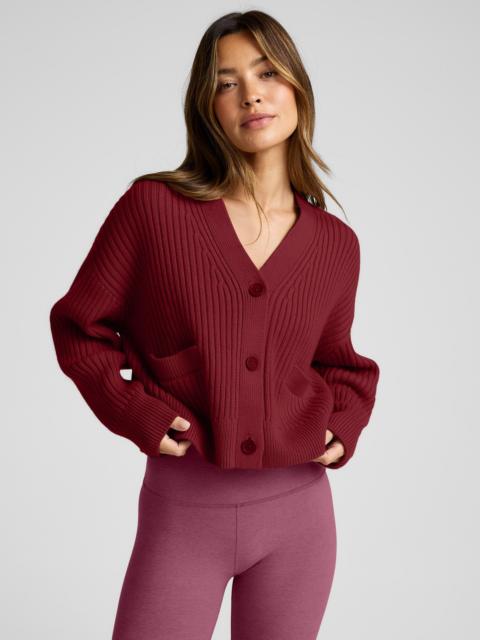 BEYOND YOGA Wool Blend Cardigan