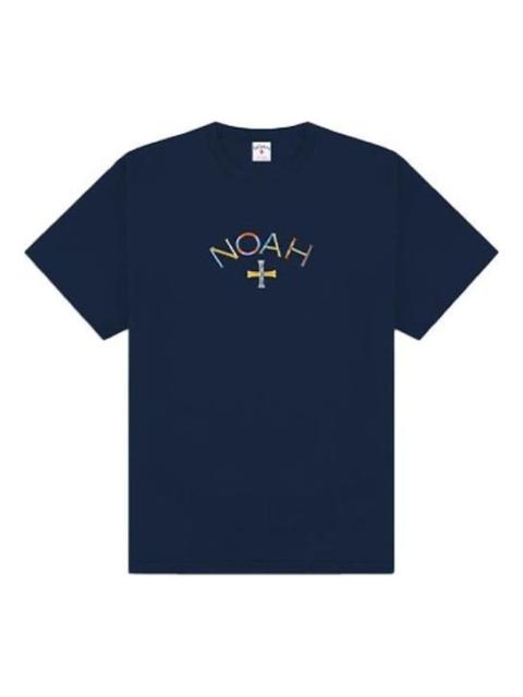 NOAH Embroidered Core Logo T-shirt 'Navy' T30SS21