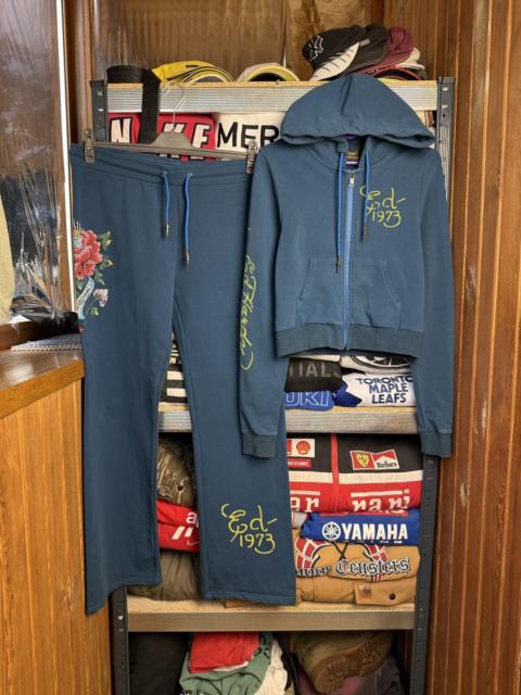 Other Designers Vintage Y2k Ed Hardy Suit (Pants+Zip Hoodie)