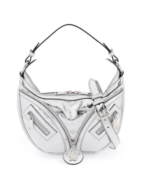 VERSACE Repeat Leather Shoulder Bag