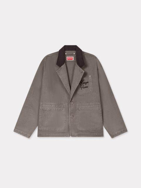 KENZO 'KENZO Paris Chainstitch' workwear jacket in washed cotton