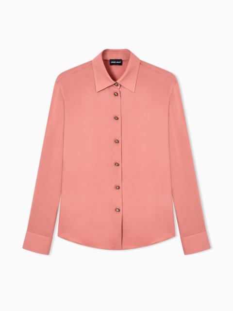 GIORGIO ARMANI TRIPLE SILK GEORGETTE SHIRT