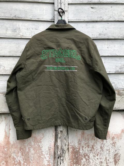 Other Designers Sears - Vintage Sears Roebuck Workwear Strobel Oil Kewaskum Jacket