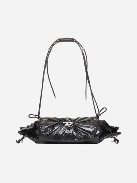 Scrunch-d medium leather bag