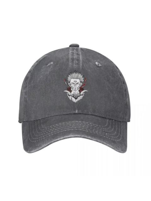 Other Designers Hip Hop Y2K Jujutsu Kaisen Sukuna Denim Baseball Cap Sunshade Hat