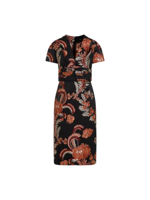 Etro Etro Jacquard Midi Dress Women