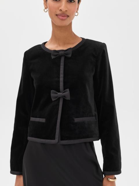 POSSE Quincy Cropped Velvet Jacket