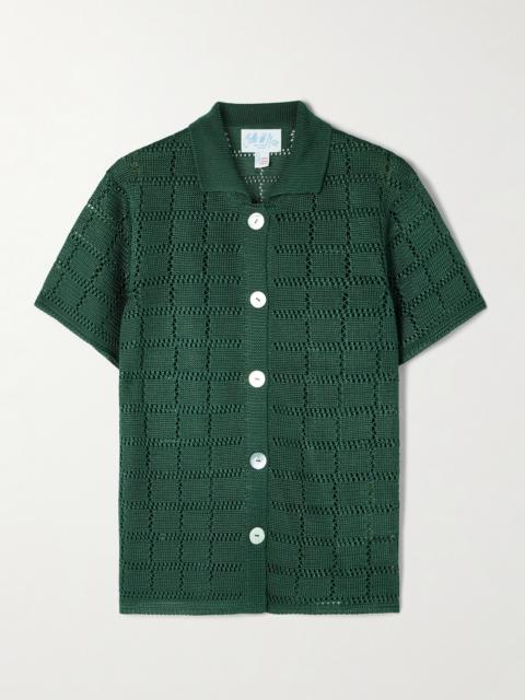 CALLE DEL MAR Open-knit Shirt
