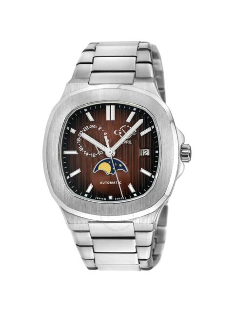 Other Designers GV2 by Gevril Potente Automatic Brown Dial Men's Watch 18407B