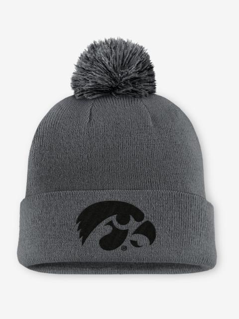 Nike Iowa Primetime Campus Toned Men's Nike College Cuffed Pom Beanie