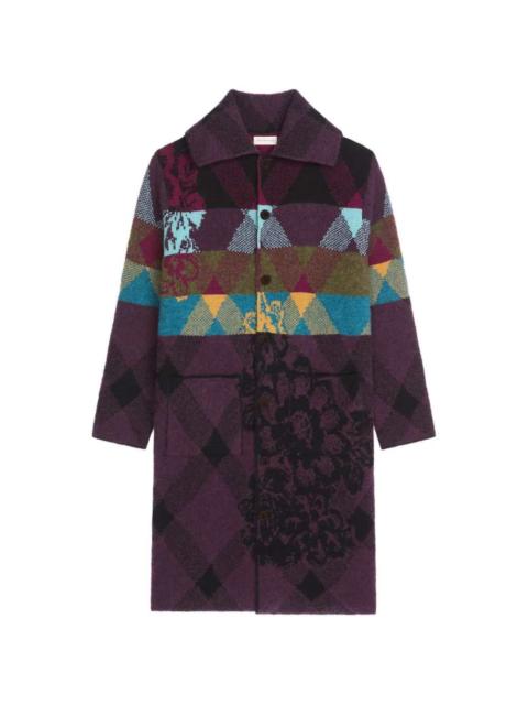 Dries Van Noten Dries Van Noten Men Patchwork Wool Cardigan