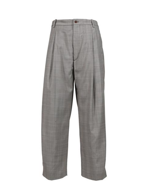 HED MAYNER FRESH WOOL CHECK TROUSERS / BRW CHECK