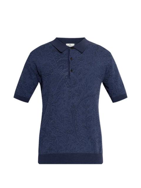 Etro Etro Men Paisley Button-Up Polo