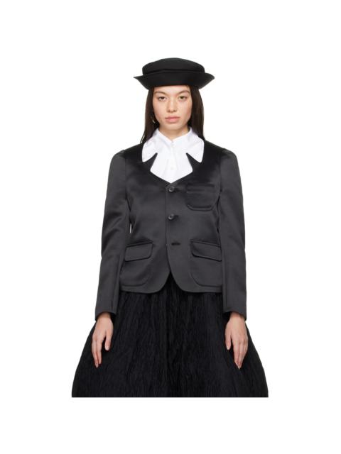 Noir Kei Ninomiya Black Button Blazer