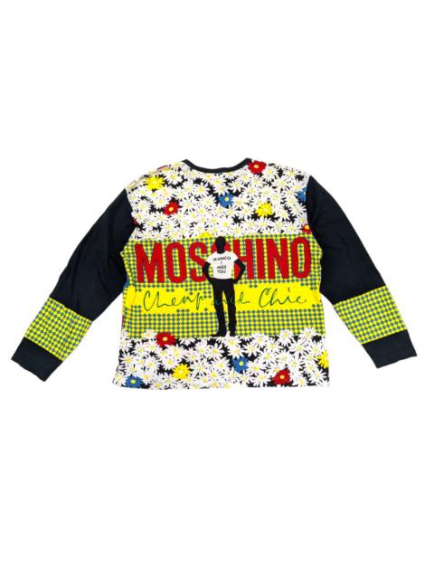 Other Designers Vintage - RARE 90s REWORKED ARTISANAL FRANCO MOSCHINO LONGSLEEVE T