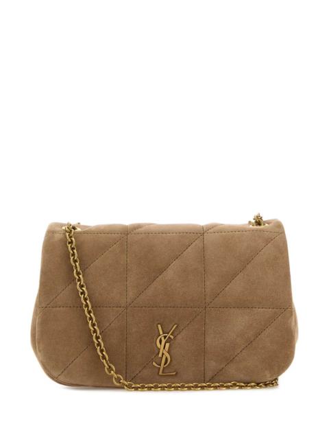 SAINT LAURENT Saint Laurent Women Cappuccino Suede Mini Jamie 4.3 Shoulder Bag